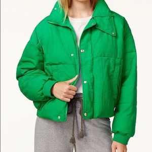 Free People Green Jacket